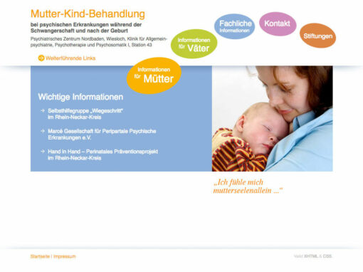 Mutter-Kind-Behandlung am PZN, Wiesloch