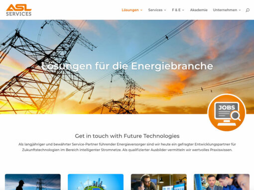 Homepage-Relaunch der ASL Services