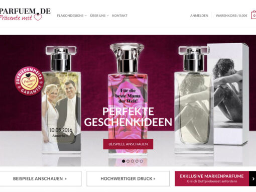Parfum mit Herz, E-Commerce