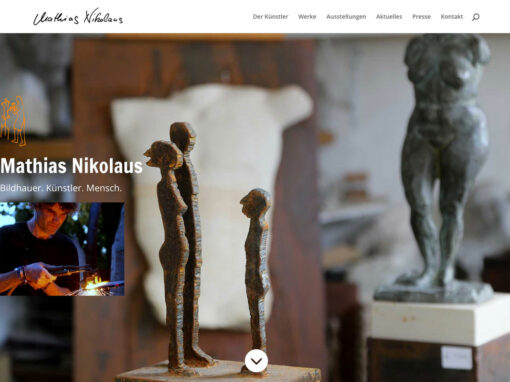 Bildhauer Nikolaus, Webseite