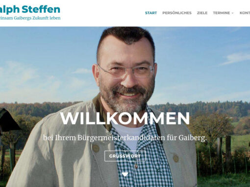 Aktionsseite zur Bürgermeisterwahl